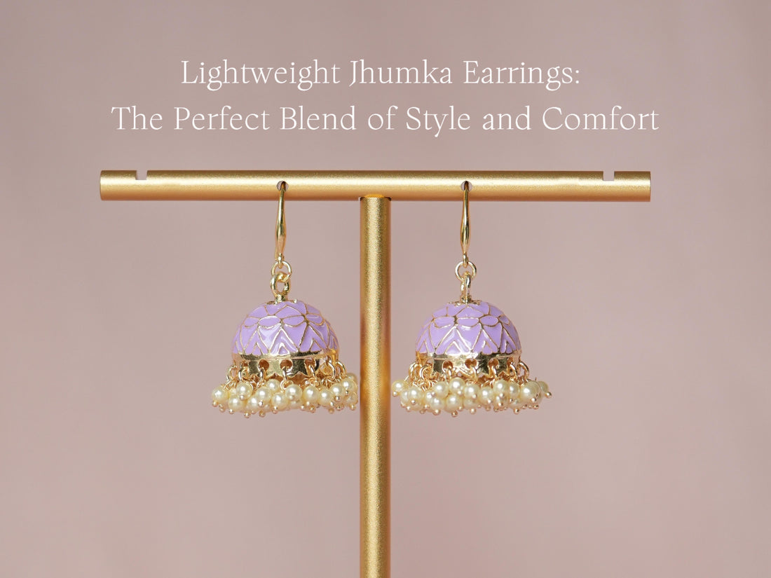Lightweight Jhumka Earrings