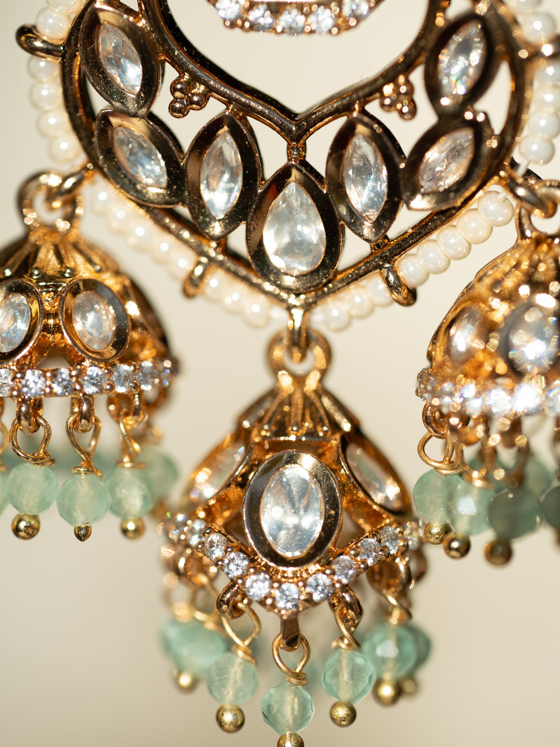 Kanwal Jhumka Earrings - Baali Boutique