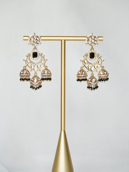 Kanwal Jhumka Earrings - Baali Boutique