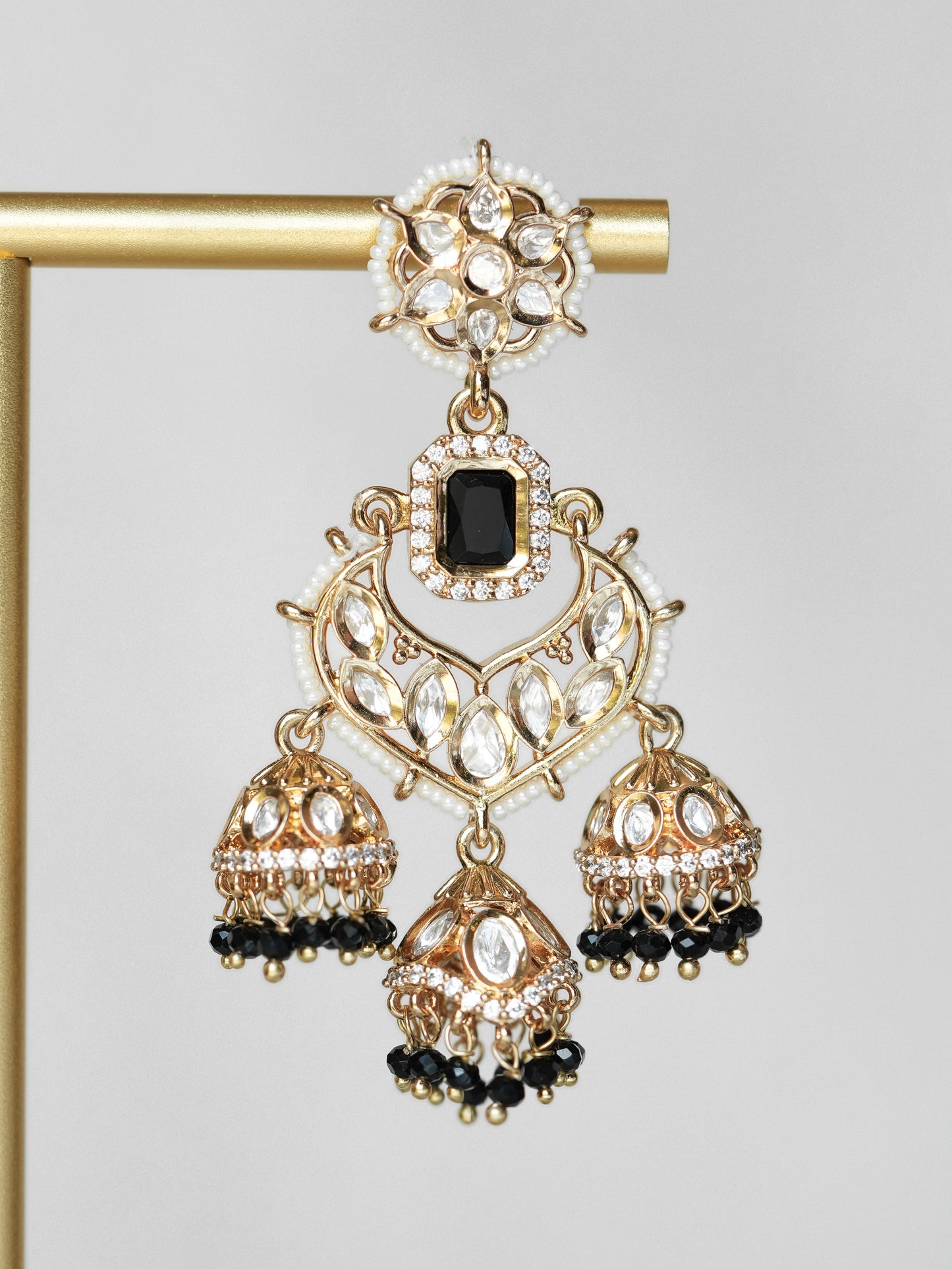 Kanwal Jhumka Earrings - Baali Boutique