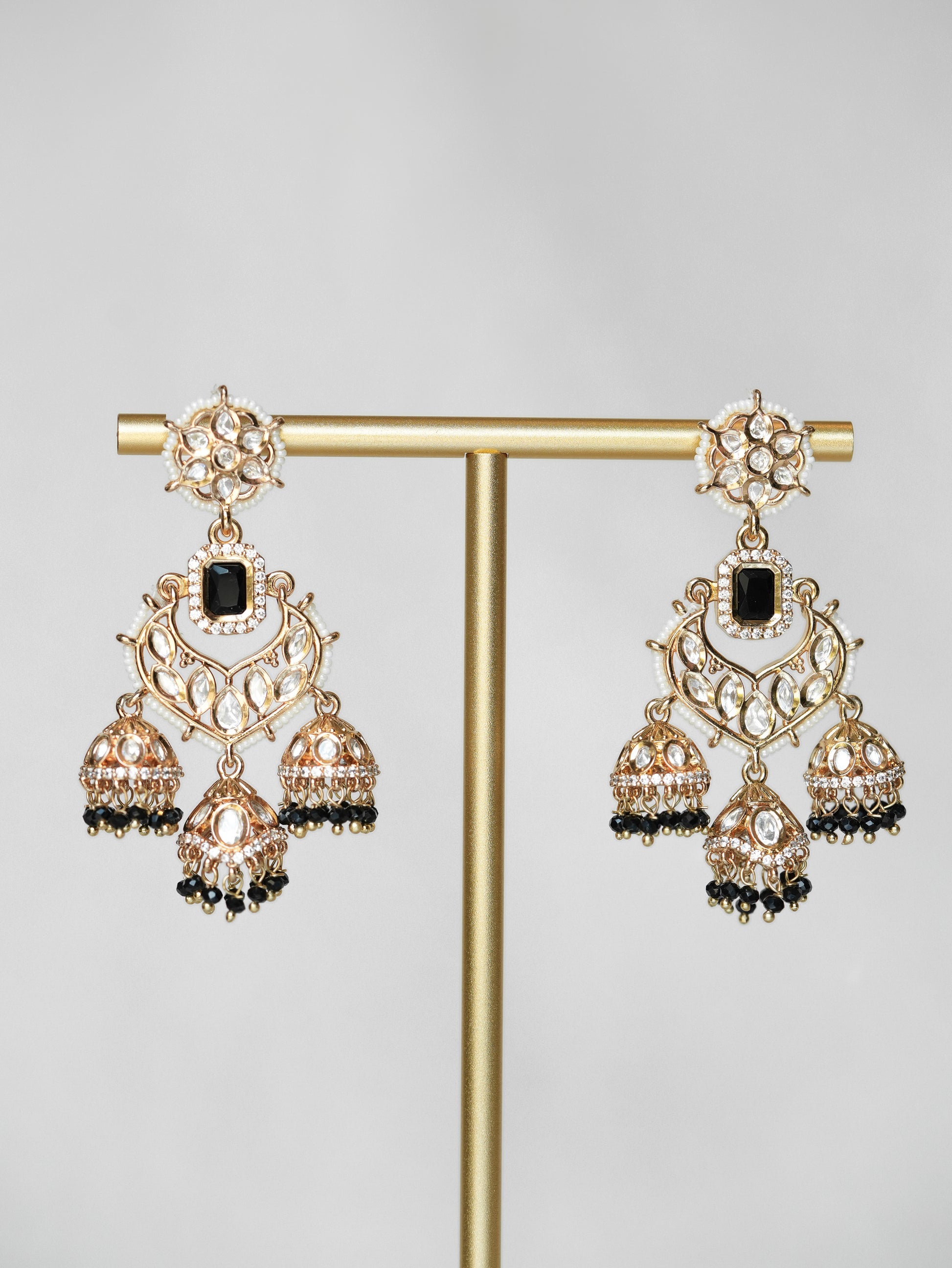 Kanwal Jhumka Earrings - Baali Boutique