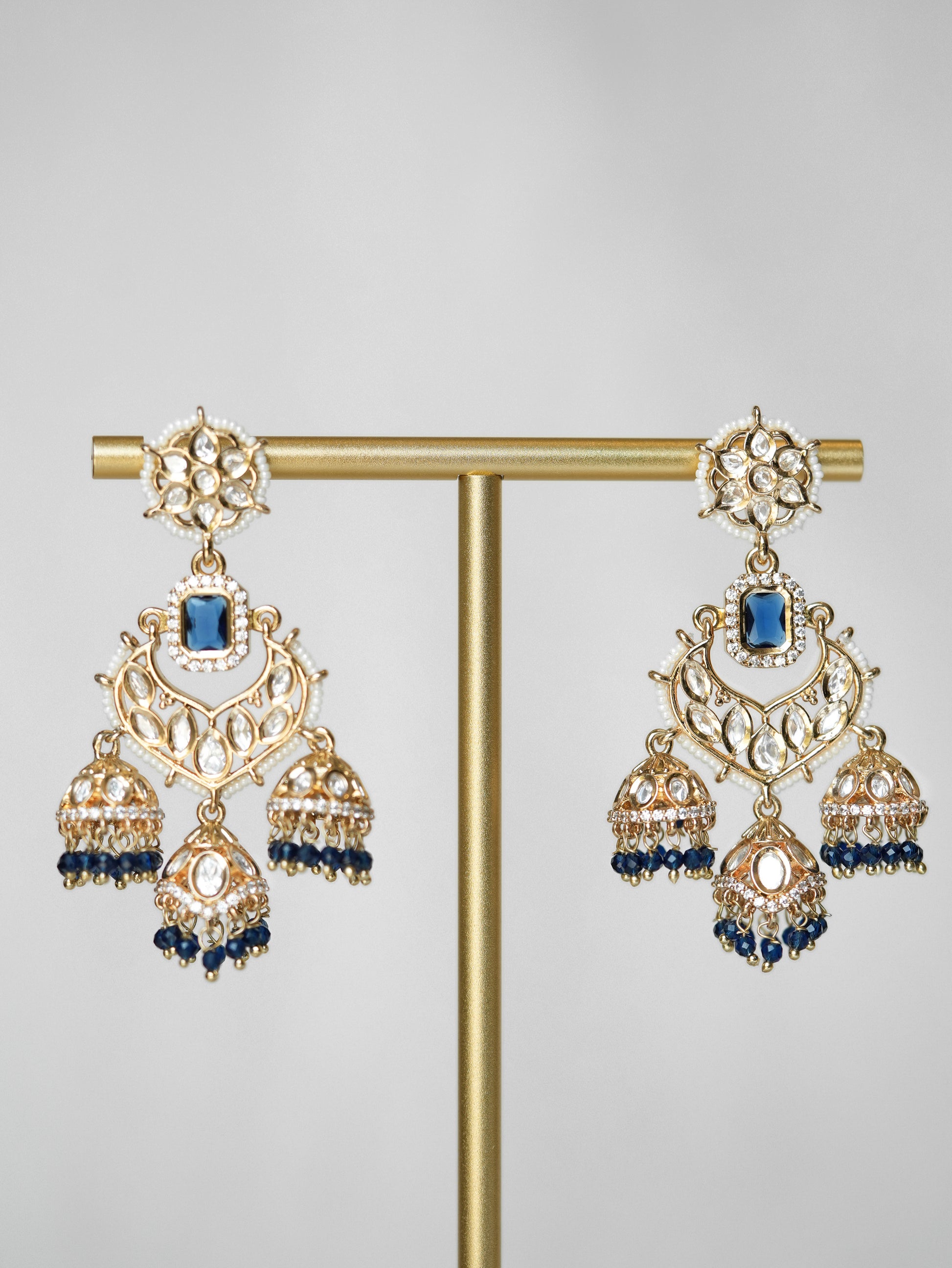 Kanwal Jhumka Earrings - Baali Boutique