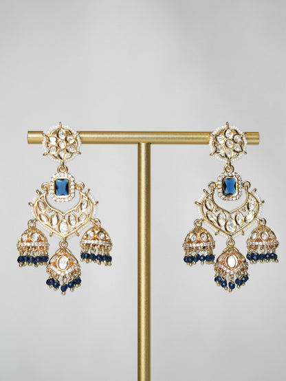 Kanwal Jhumka Earrings - Baali Boutique