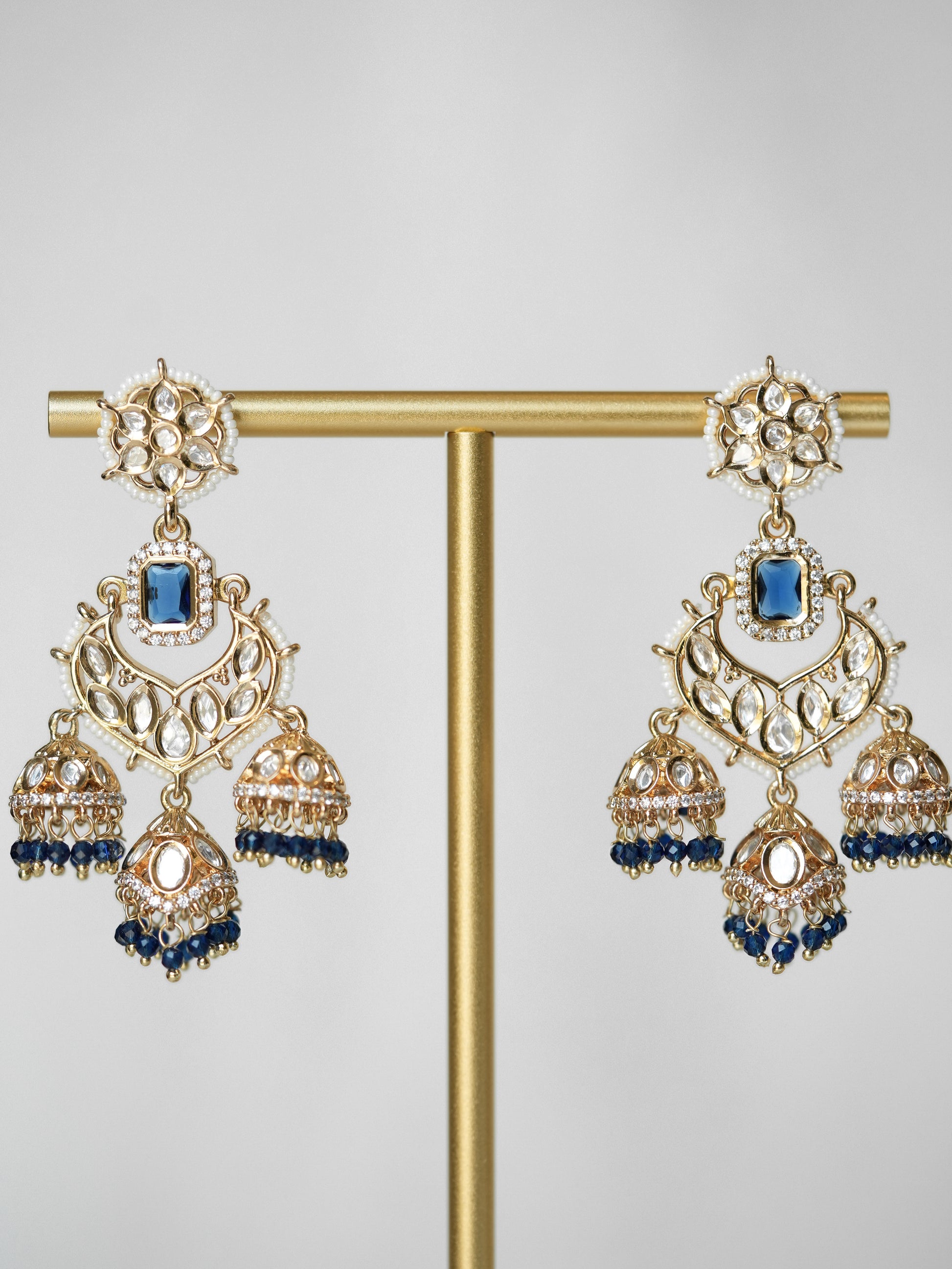 Kanwal Jhumka Earrings - Baali Boutique