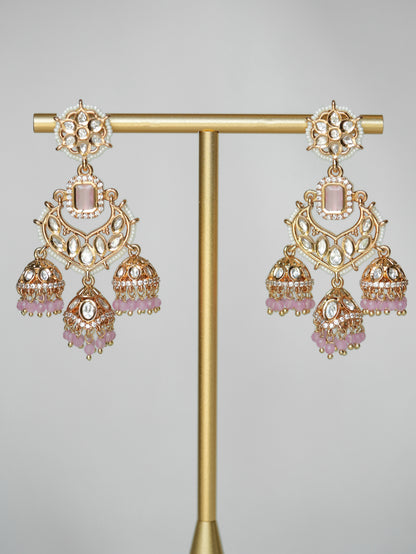 Kanwal Jhumka Earrings - Baali Boutique