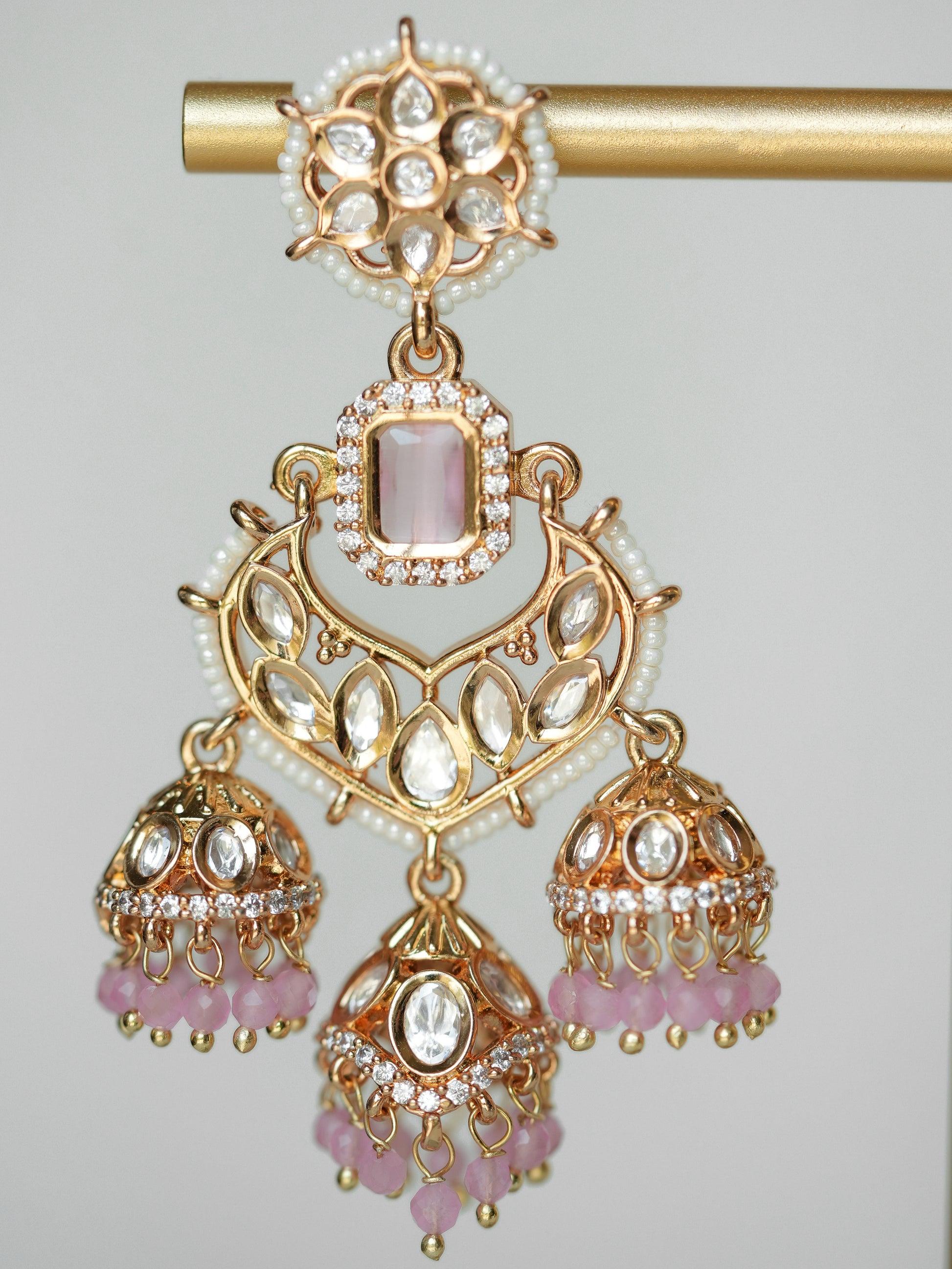 Kanwal Jhumka Earrings - Baali Boutique